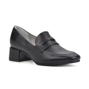 Cliffs by White Mountain Women's Quiana Block Heeled Loafers
